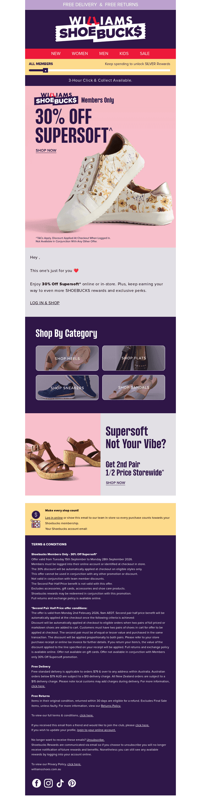 Lucky You: 30% Off Supersoft 🔓