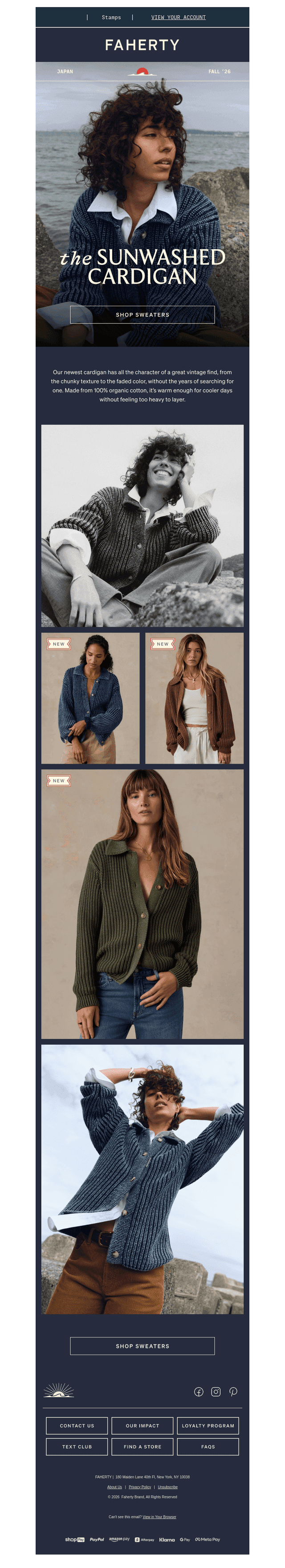 The Sunwashed Cardigan Has Arrived