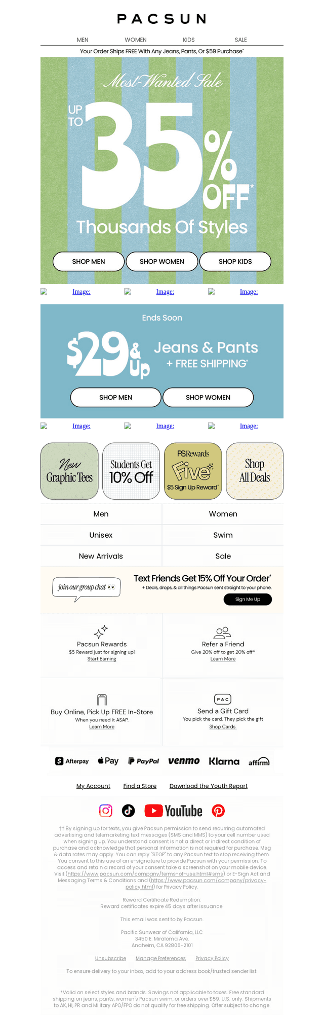 Ends Soon! $29+ Jeans & Pants