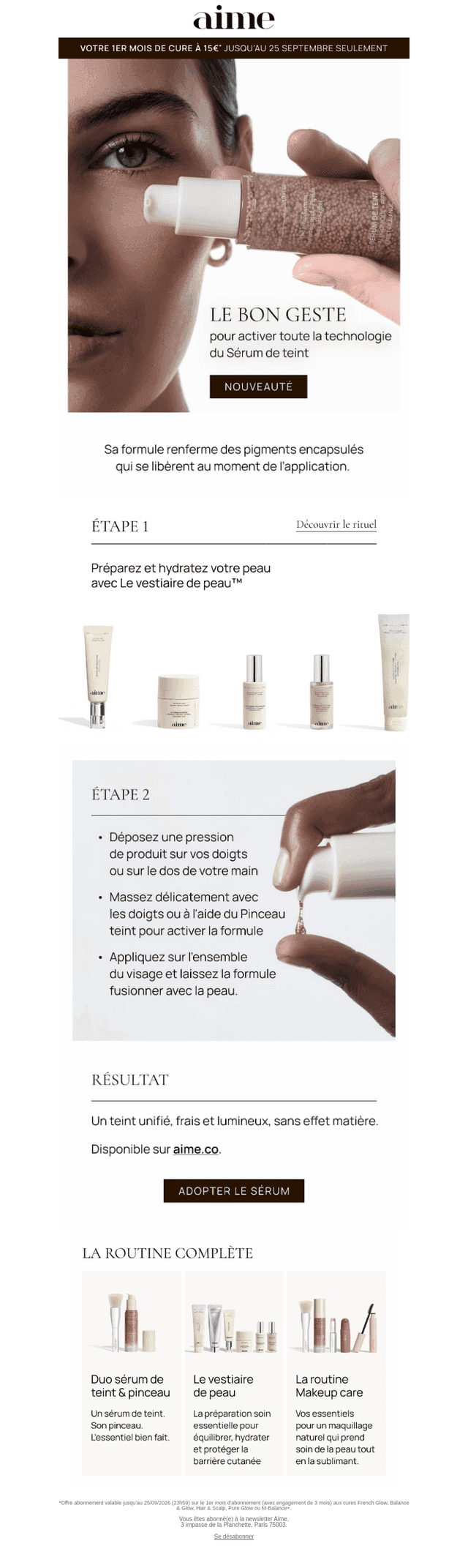 Comment appliquer son Sérum de teint ?