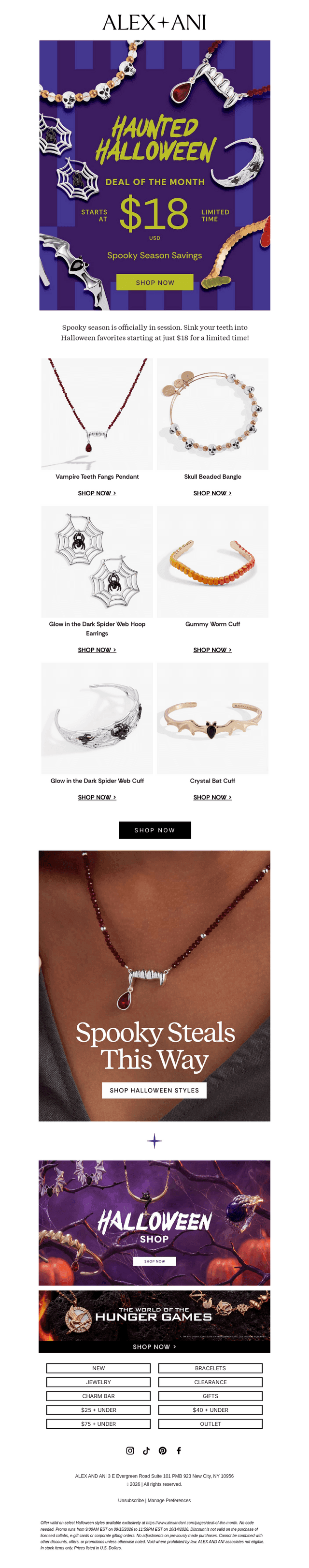 Halloween Styles From $18 🎃