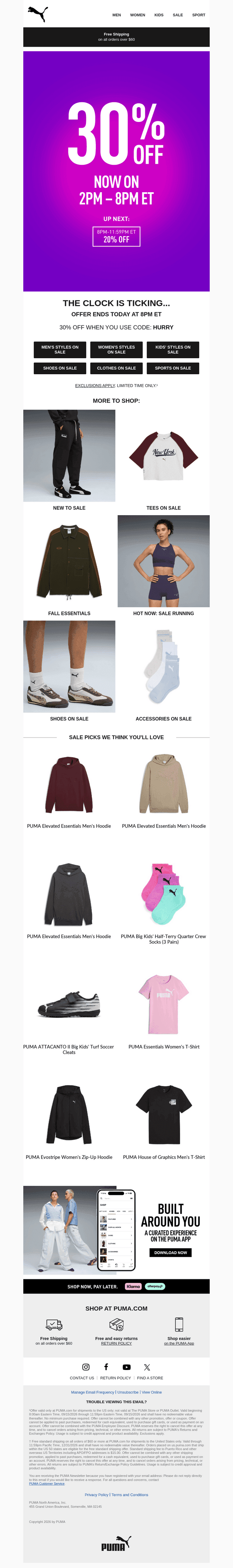 Beat the Clock: 30% Off Now