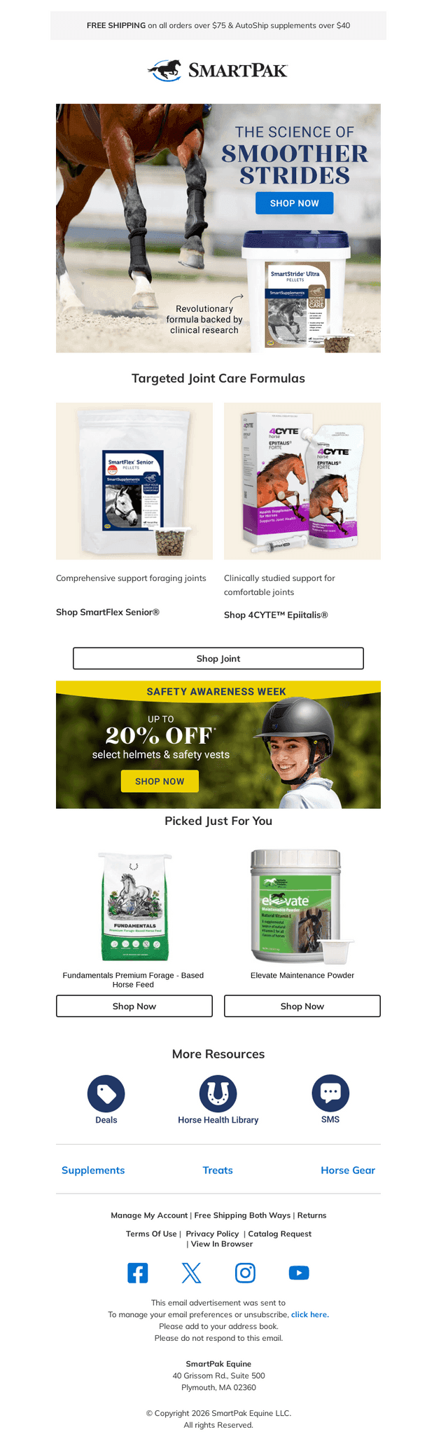 SmartPak Equine email from Wed, Sep 16, 2026