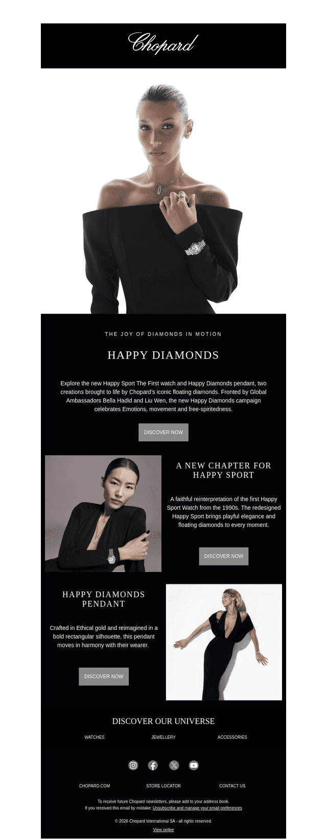 A New Expression of Happy Diamonds