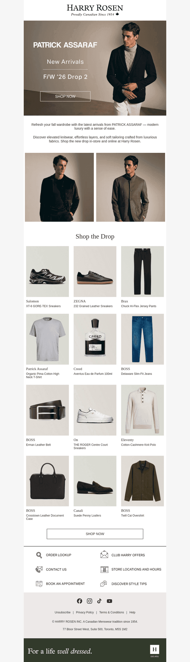 PATRICK ASSARAF NEW ARRIVALS: Fall ’26 Drop 2