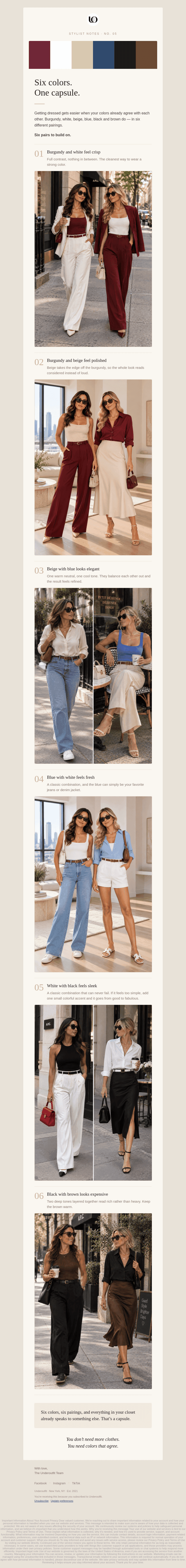 Stylist Tip #5: When Colors Just Work