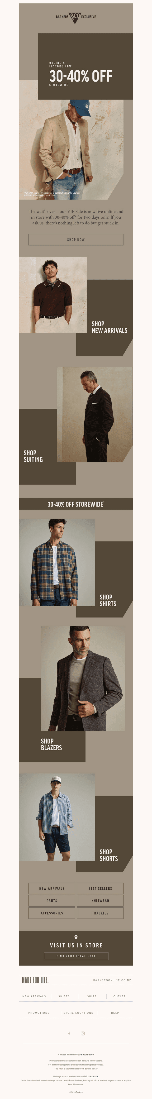 30-40% Off* | Two Days Only