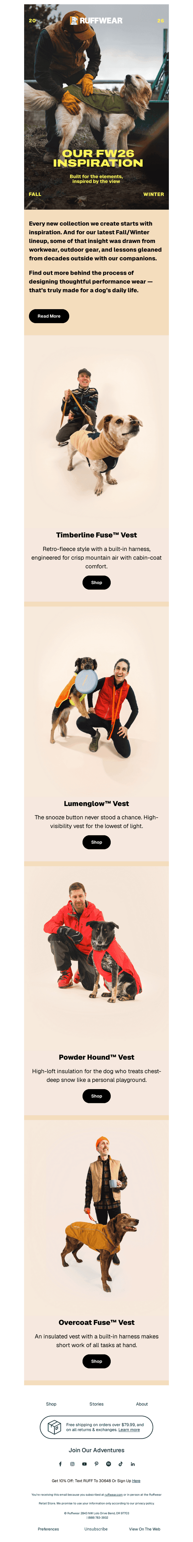 Ruffwear email from Thu, Sep 17, 2026