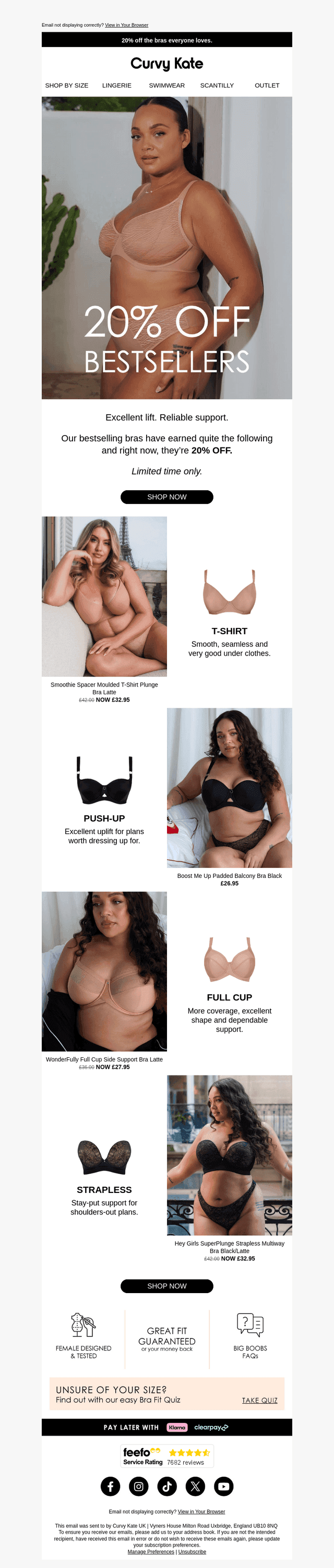20% OFF BESTSELLERS