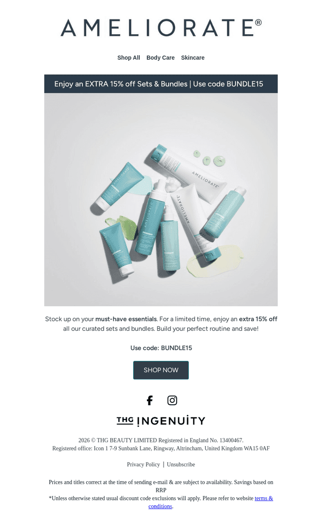 Ameliorate UK email from Thu, Sep 17, 2026