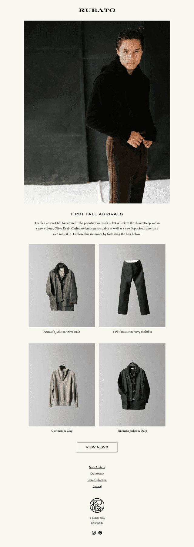 First Fall Arrivals