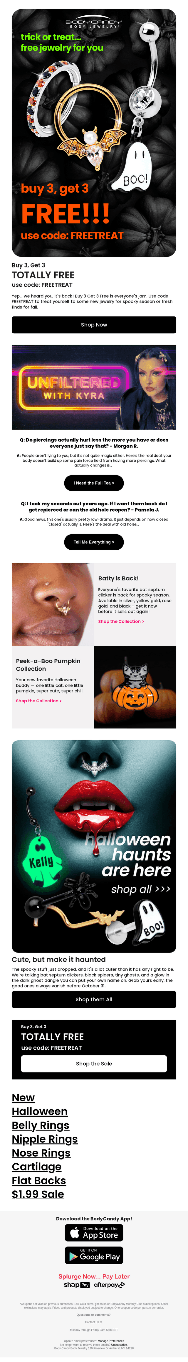 Trick... or Treat? Which will you get?
