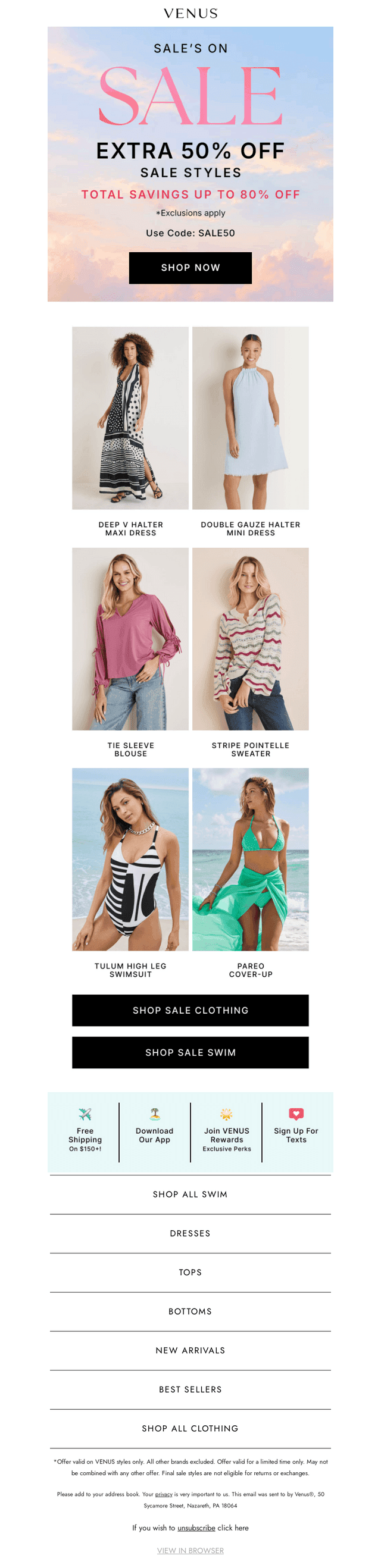 Up to 80% OFF SALE!