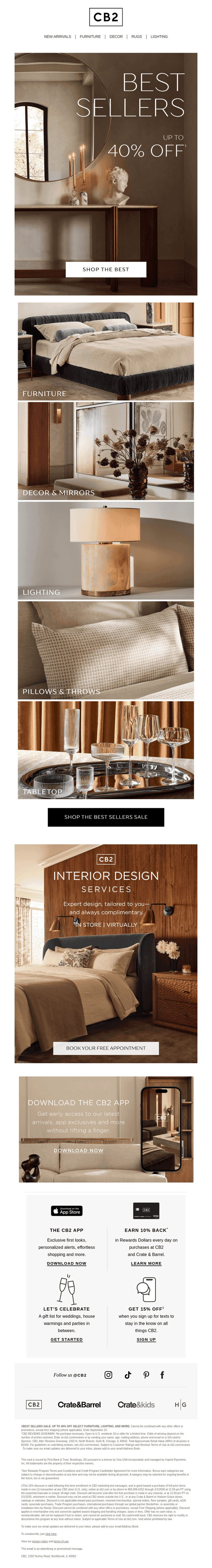 The best is up to 40% off