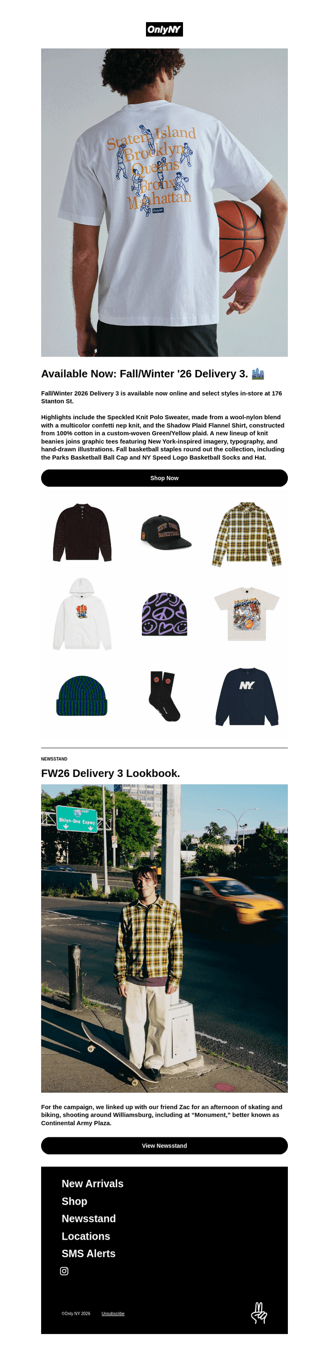 Available Now: Fall/Winter '26 Delivery 3. 🏙️