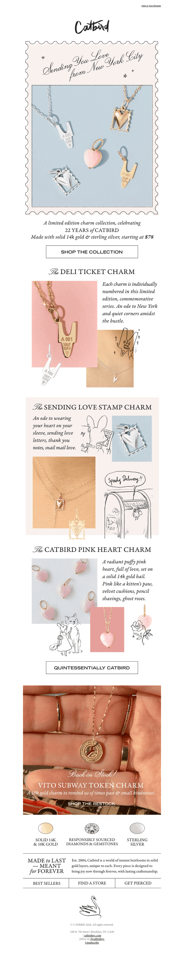 Catbird email from Thu, Sep 17, 2026