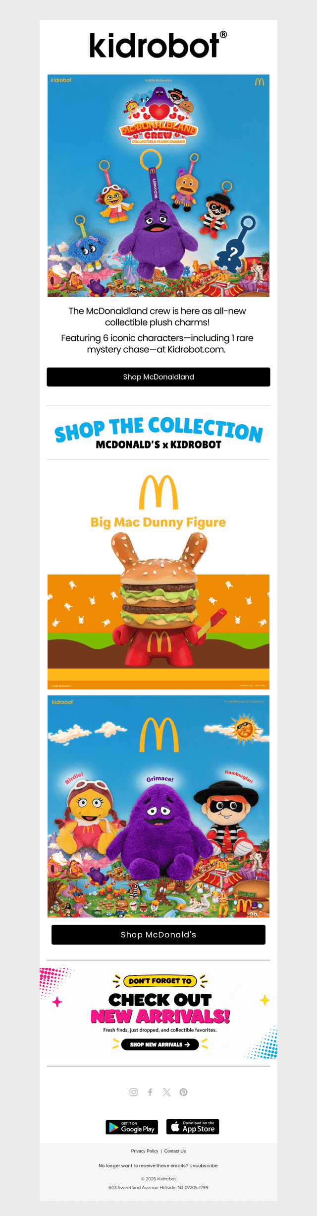 NEW: McDonald’s Plush Charms ️❤️💛