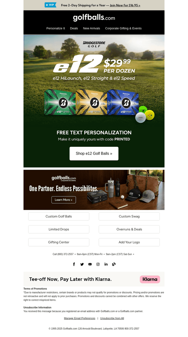 Golfballs email from Thu, Sep 17, 2026