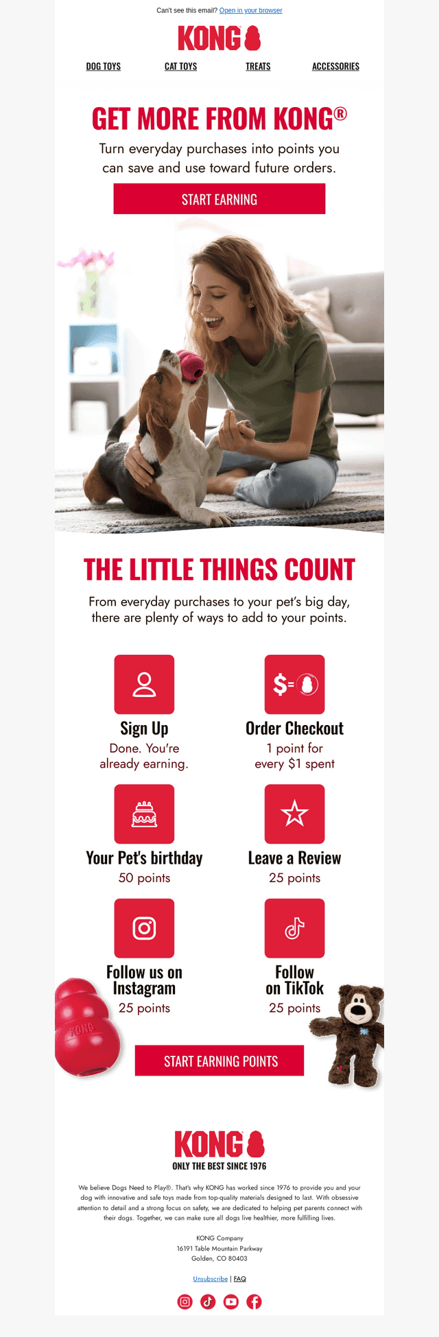 KONG Company email from Thu, Sep 17, 2026