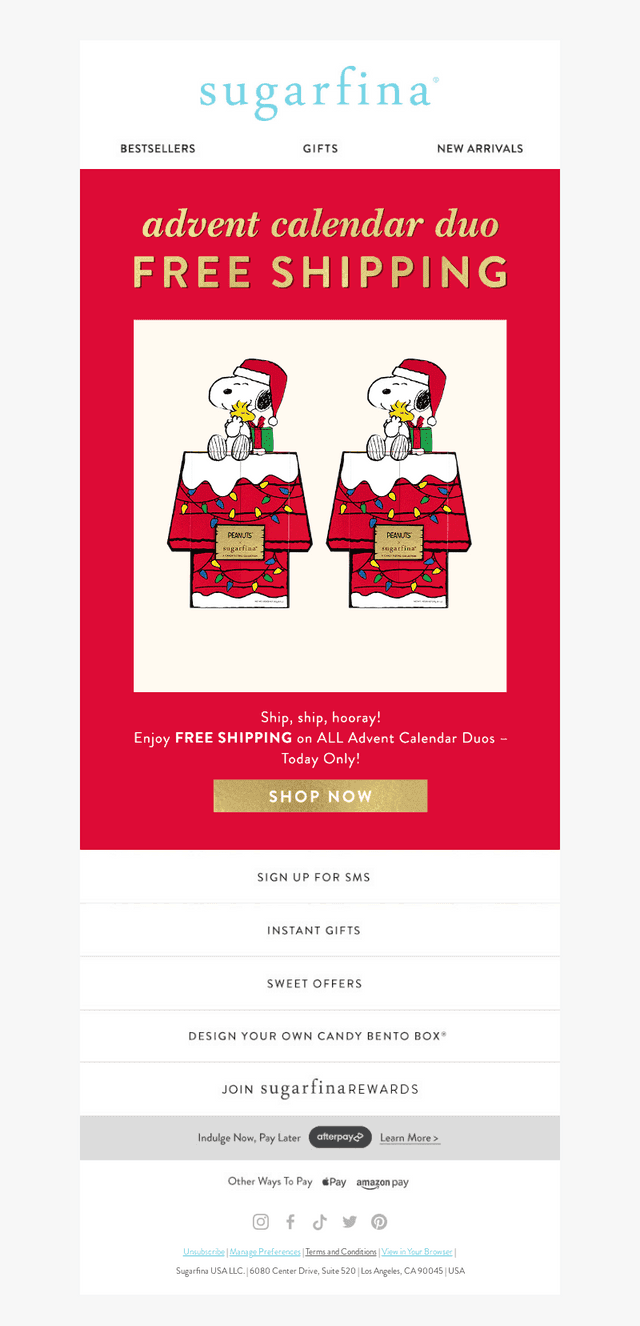 Advent Calendar Free Shipping is Here! 🎄