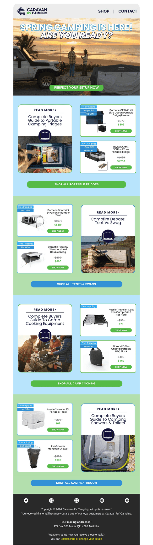 Caravan RV Camping email from Thu, Sep 17, 2026