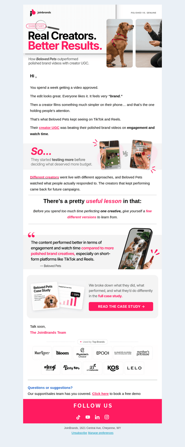 JoinBrands email from Thu, Sep 17, 2026