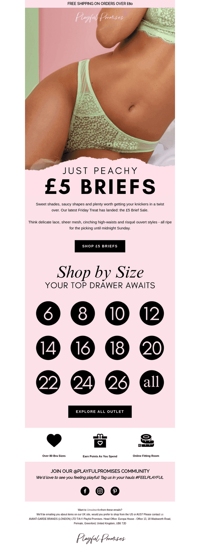 £5 briefs. Just peachy 🍑