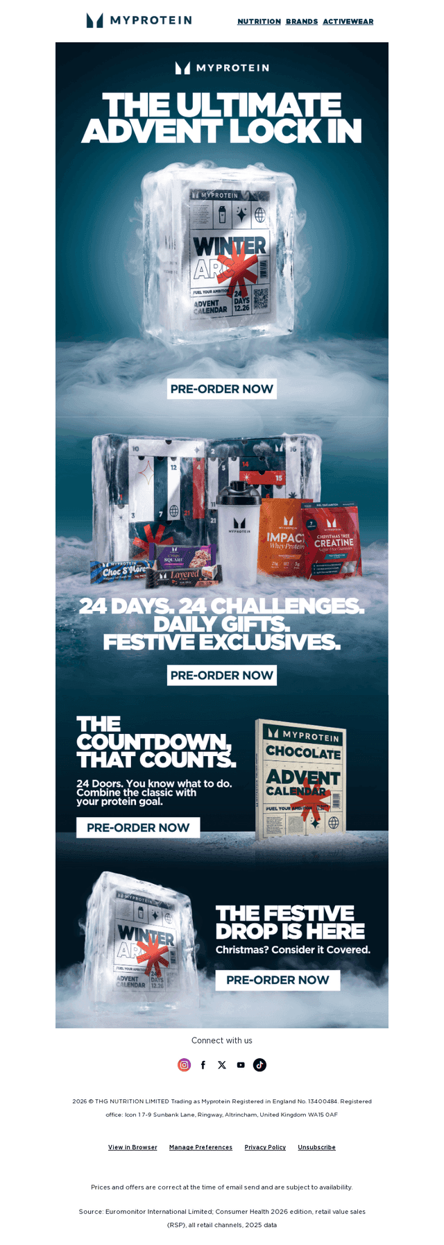 Pre-order the 2026 advent calendar