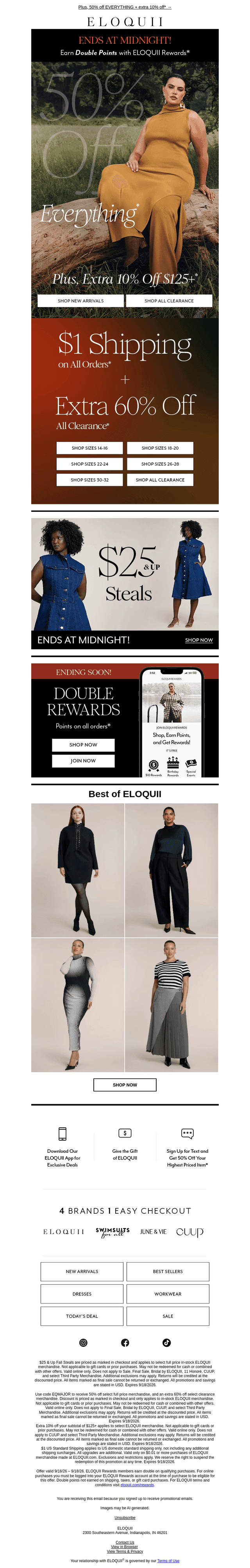 Eloquii email from Fri, Sep 18, 2026