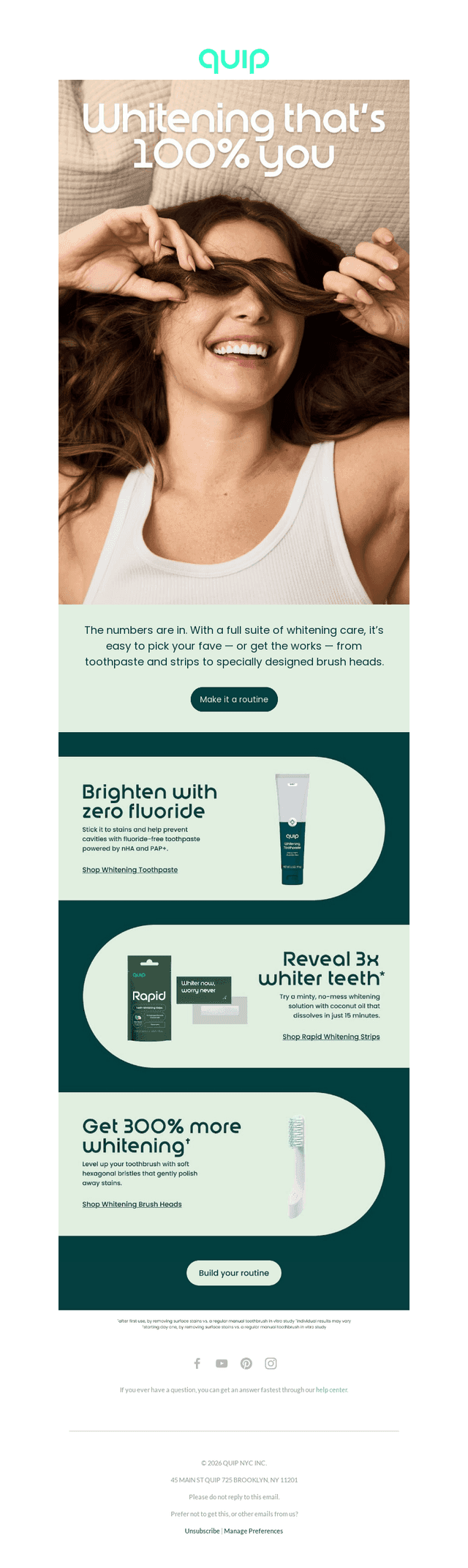 3 ways to whiten with quip