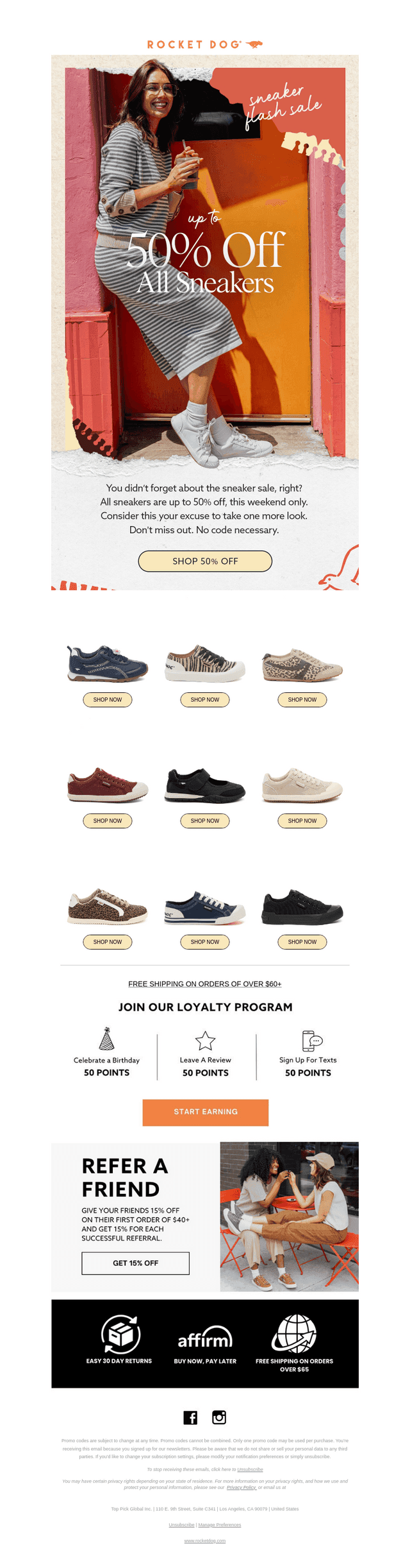 Almost over: Sneakers up to 50% off