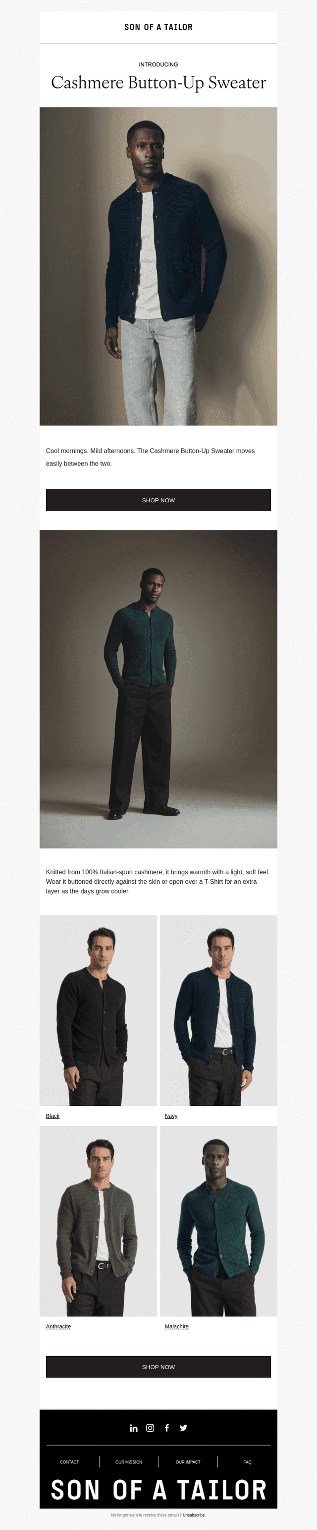 Introducing: Cashmere Button-Up Sweater