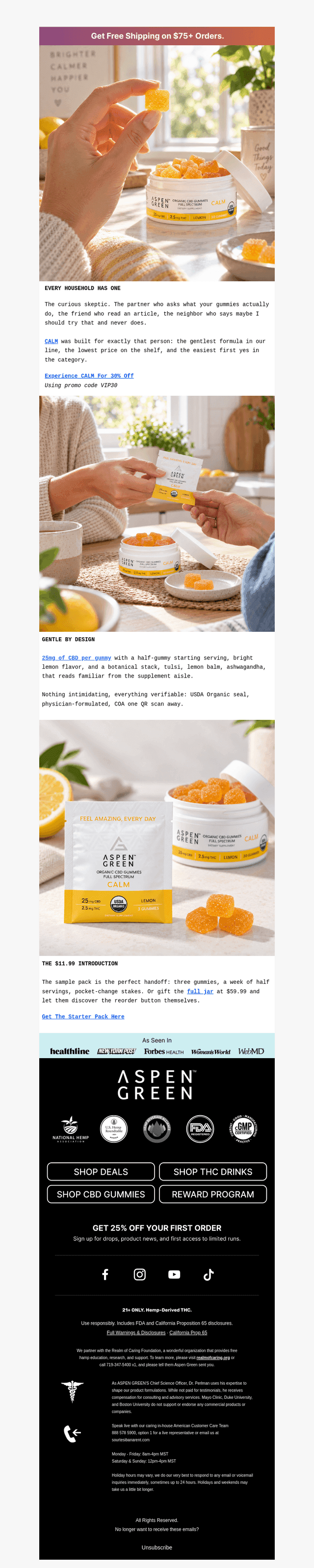 Your First CALM Gummies Purchase Just Got 30% Cheaper!