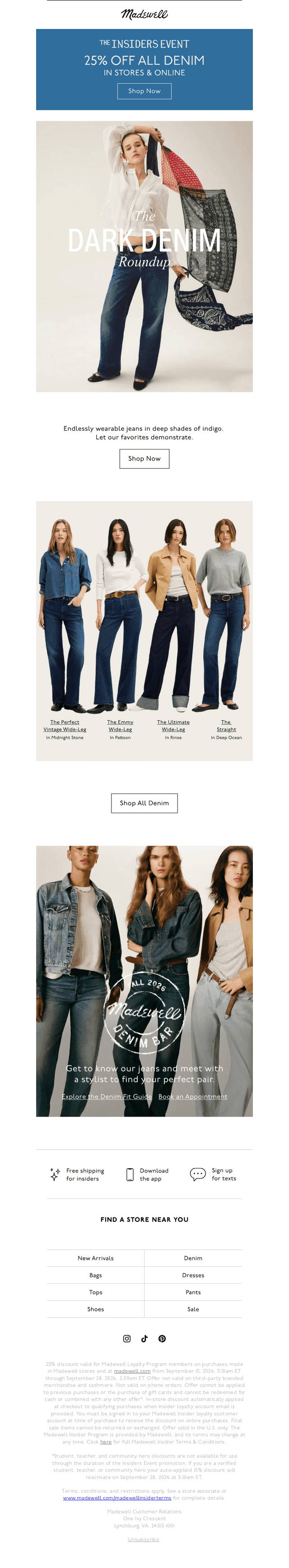 The denim roundup + 25% off