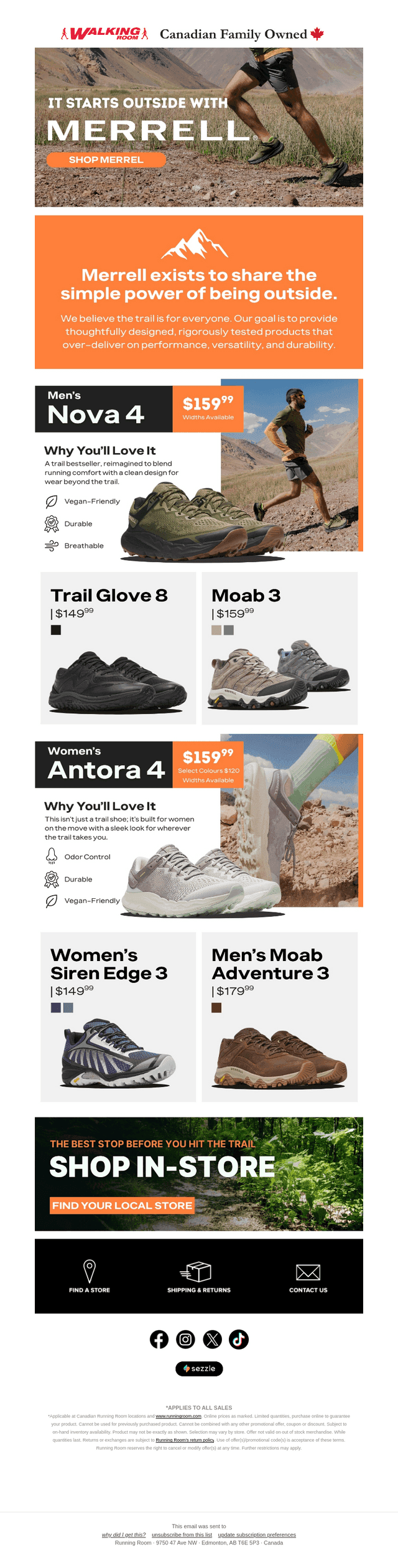 It Starts Outside With Merrell ⛰️