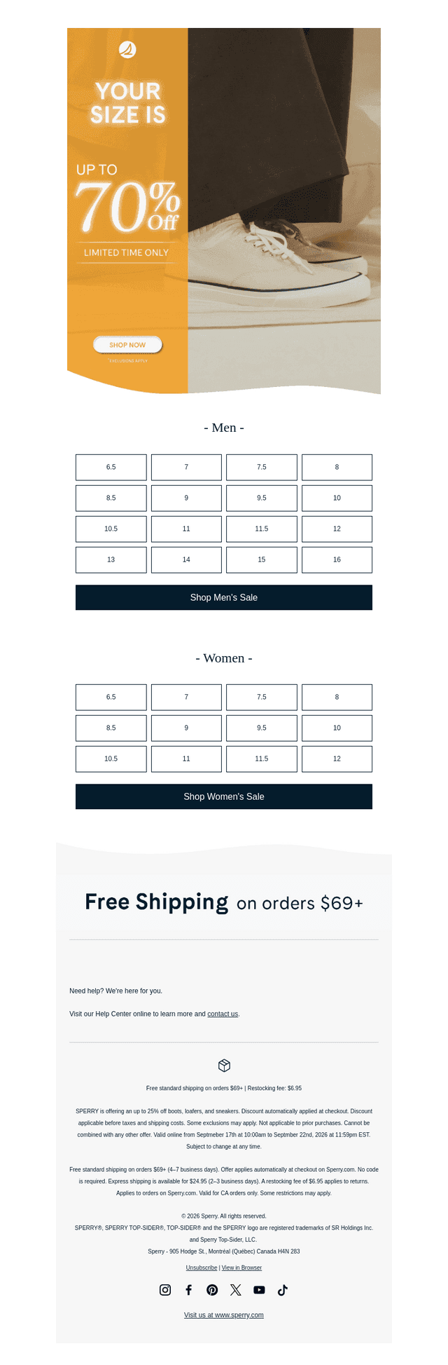 , your size is up to 70% OFF