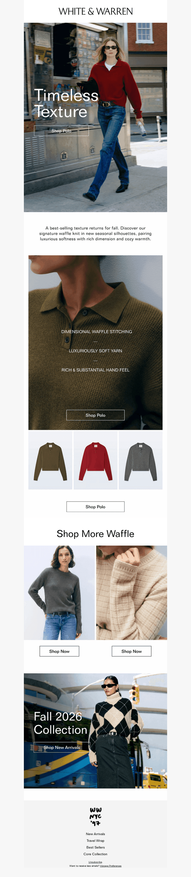 Meet Our New Waffle Cashmere Styles