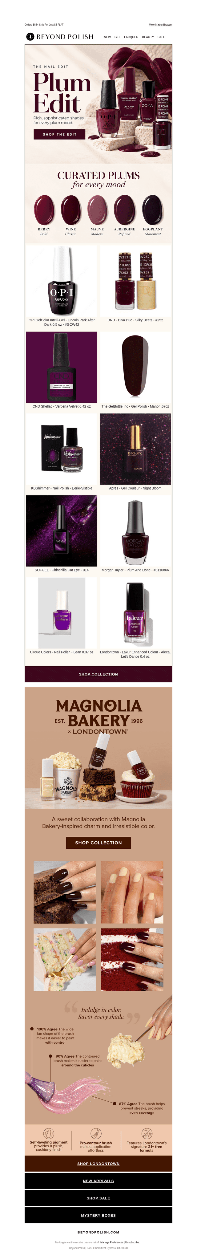 Plum nails are having a moment 🍇