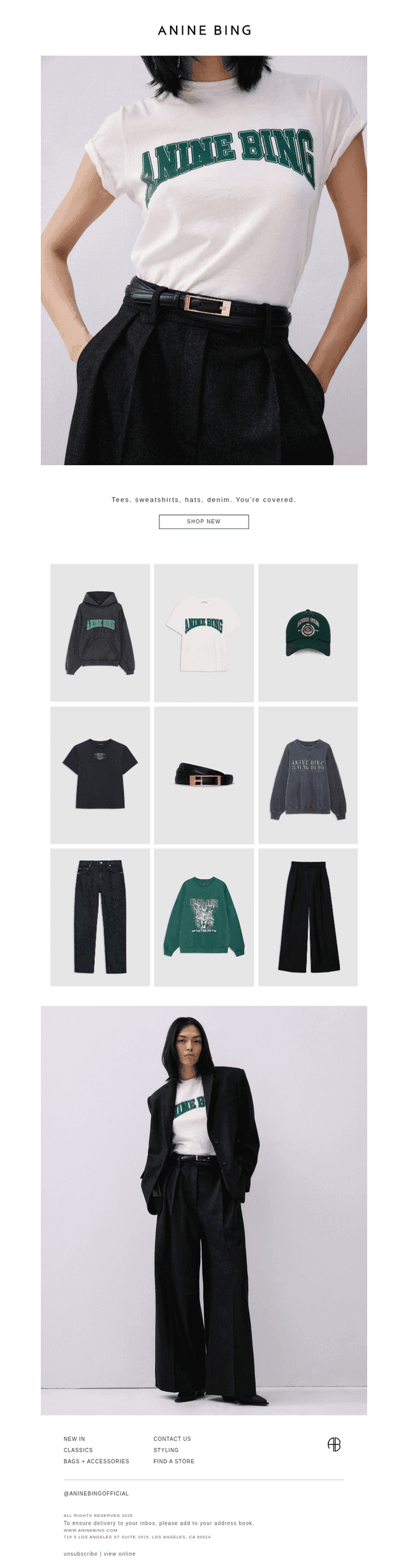 Tees & Sweatshirts Just Dropped