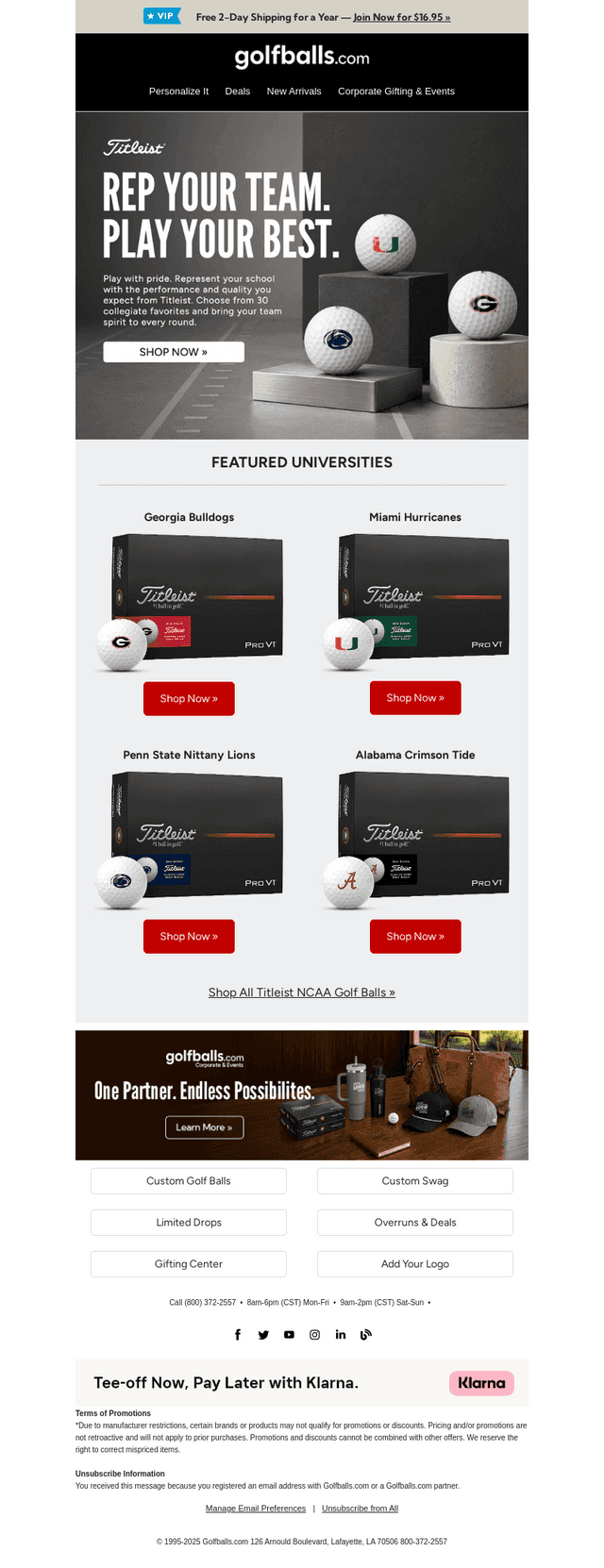 Golfballs email from Sun, Sep 20, 2026