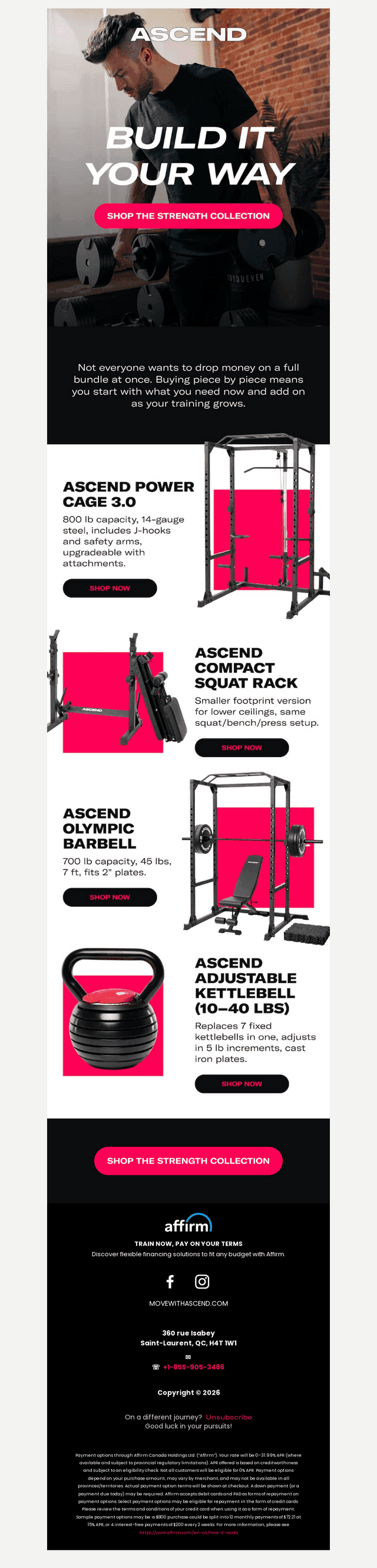 Build Your Rack, Piece by Piece