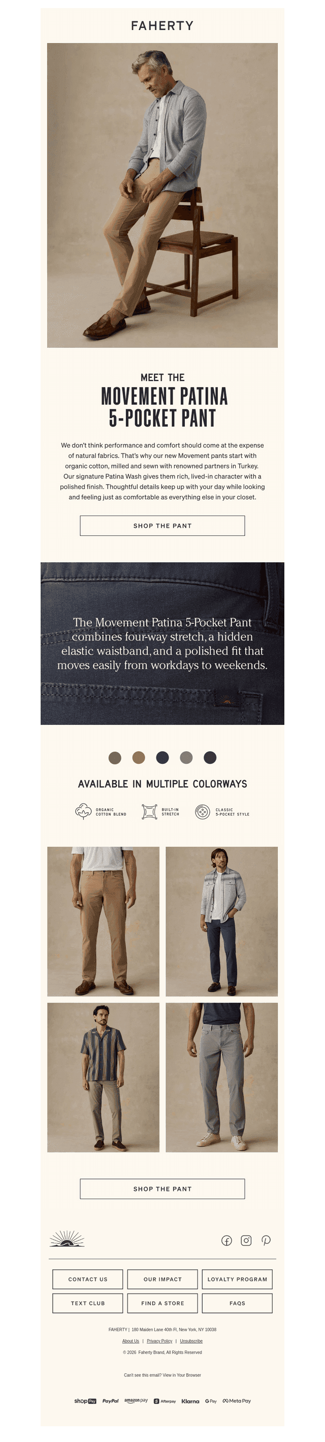 Faherty Brand email from Mon, Sep 21, 2026