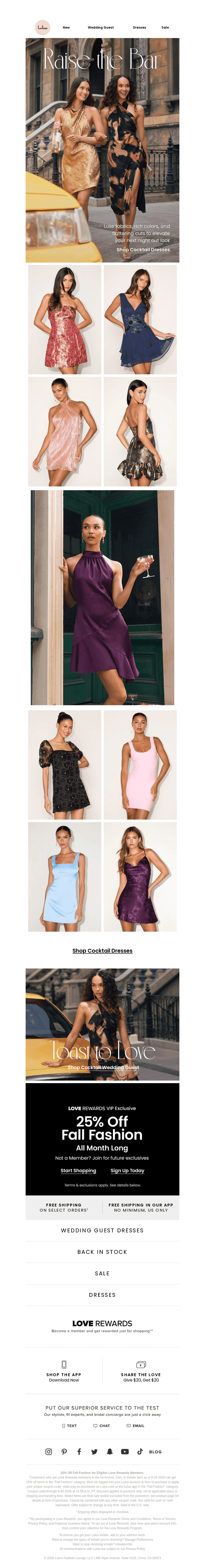 Cocktail Dresses for Fall Events