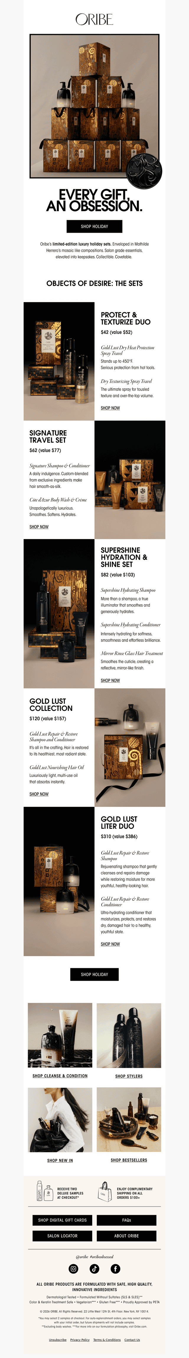 Oribe email from Mon, Sep 21, 2026