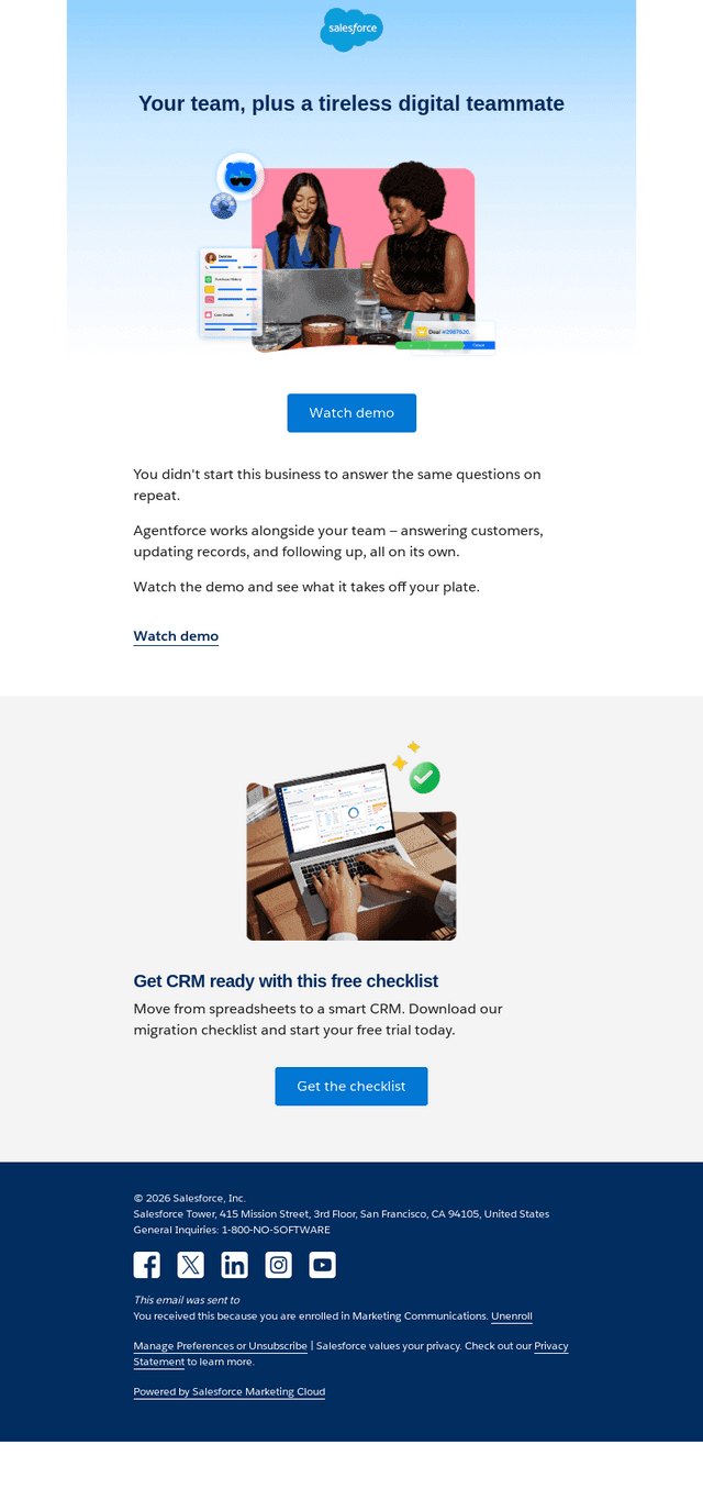 See Agentforce handle customer questions while you sleep