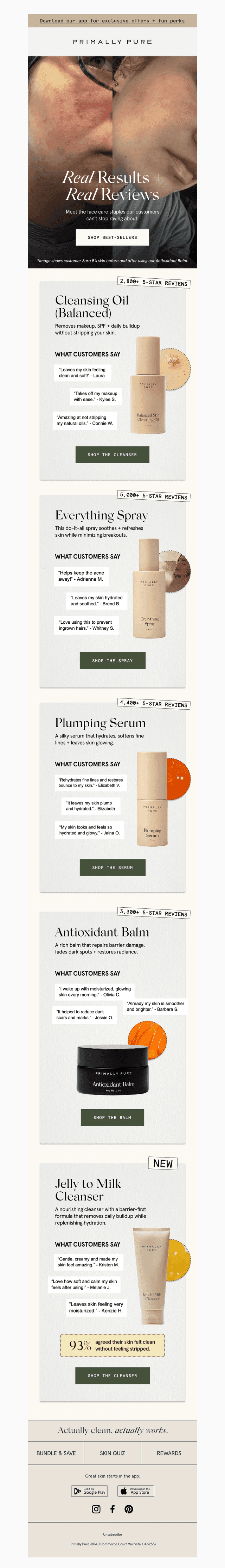 Primally Pure Skincare email from Tue, Sep 22, 2026