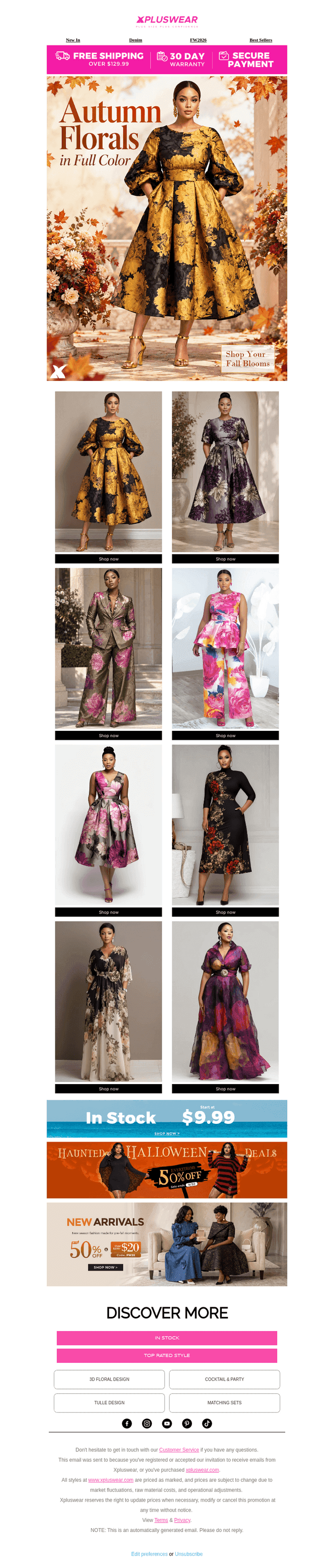 New Autumn Florals 🍁