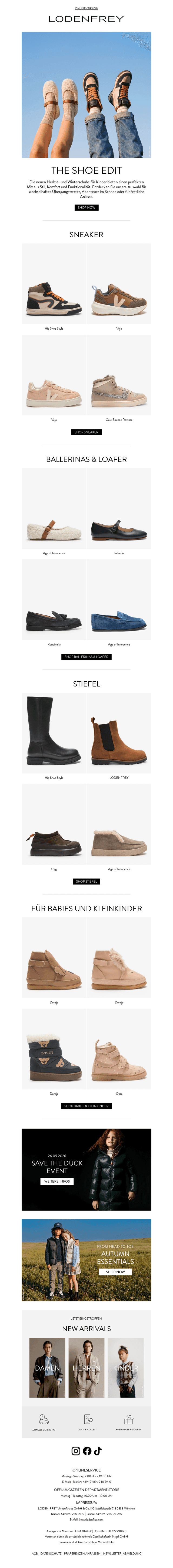Schuhe für Kinder