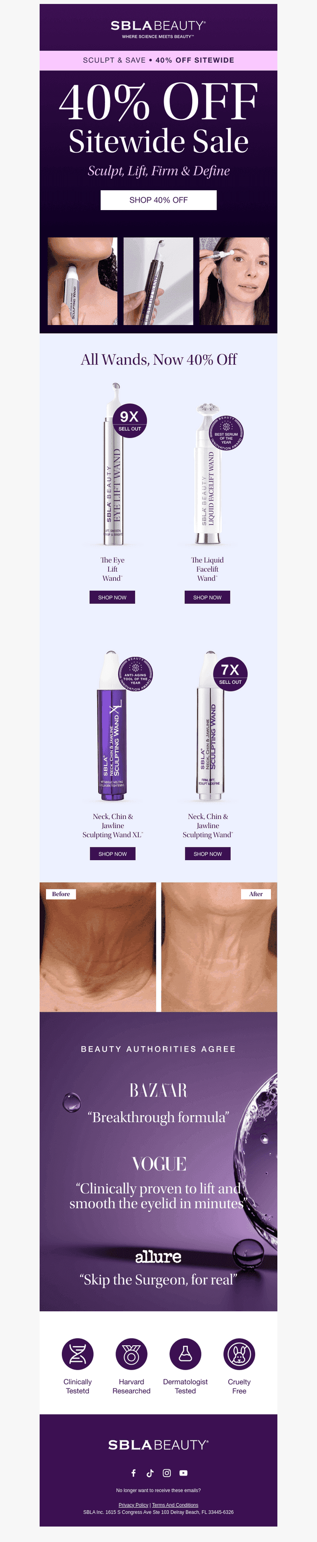 40% Off Your Full Night Skincare Routine
