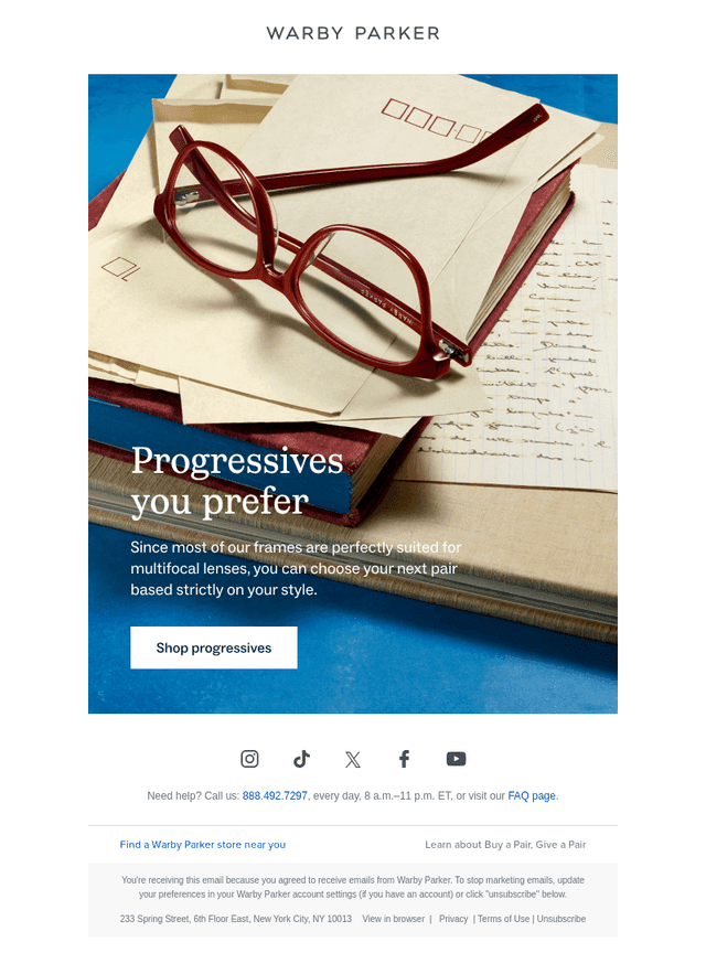 Wear progressives your way